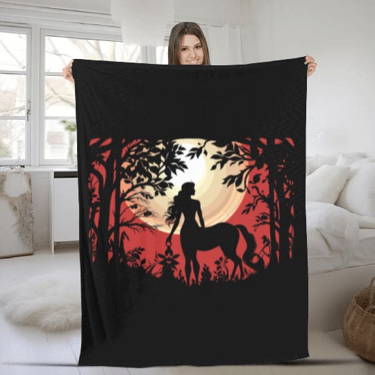 Centaur Mythical Creature Greek Mythology Fleece Blankets