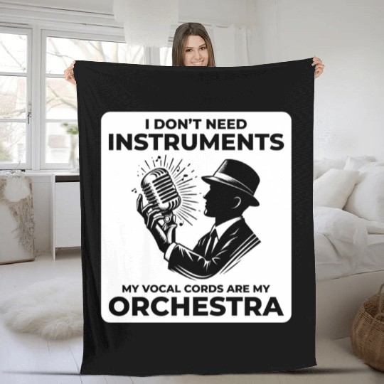 Beatboxing Culture Orchestra Musical Humor Beatbox Fleece Blankets