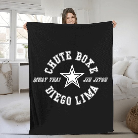 Chute Boxe Diego Lima Charles Oliveira Fleece Blankets