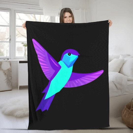 Hummingbird Fleece Blankets