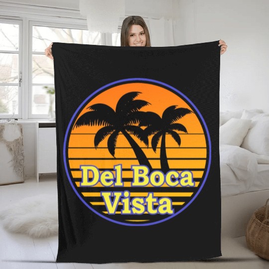 Del Boca Vista Fleece Blankets
