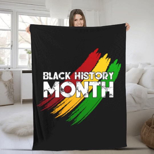 Black History Month, African American Leaders Fleece Blankets