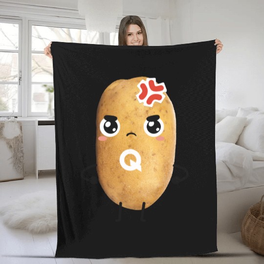 Grumpy QUARTY Fleece Blankets