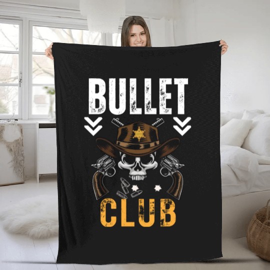 Skeleton Arsenal Bullet Club Commando Fleece Blankets Fleece Blankets