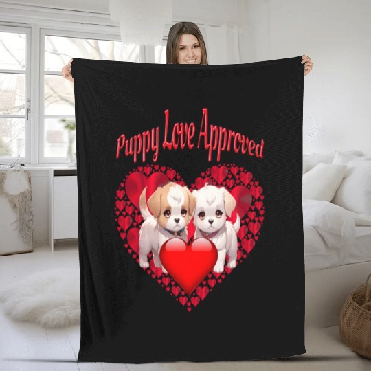 Puppy Love Approved Fleece Blankets