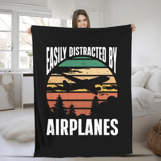 Pilot Quote Flight Lover Aircraft Aviation Fleece Blankets