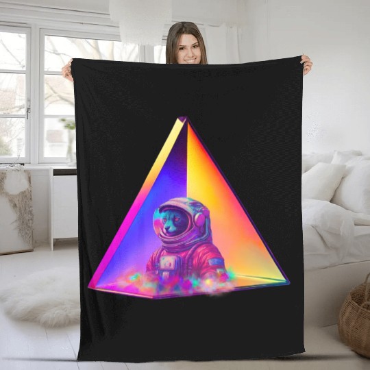 Interdimensional Fox Fleece Blankets