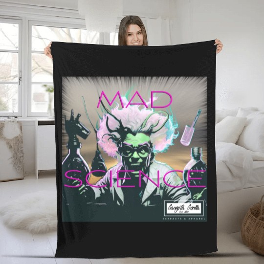 Gangsta Gorilla-Mad Science Fleece Blankets