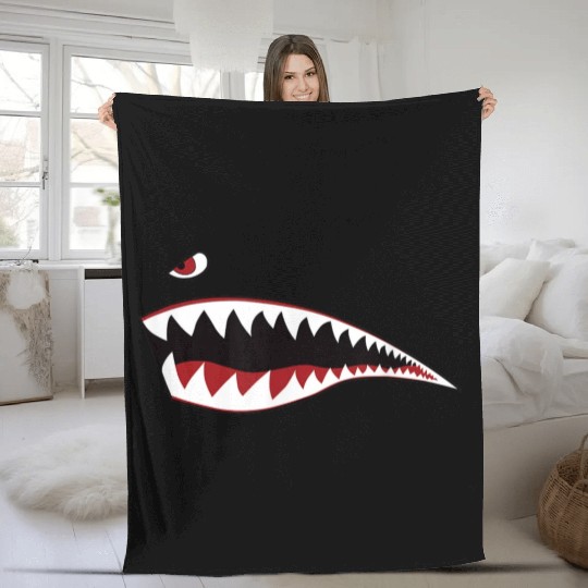p-51 mustangs p-40 warhawks Fleece Blankets