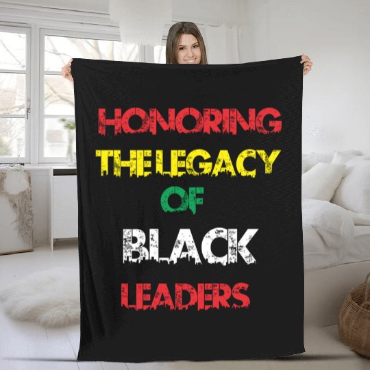 BLACK HISTORY MONTH Fleece Blankets