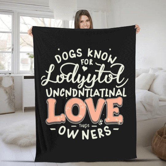 Dog lovers Fleece Blankets
