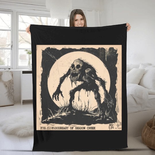 BLOOD BEAST Fleece Blankets