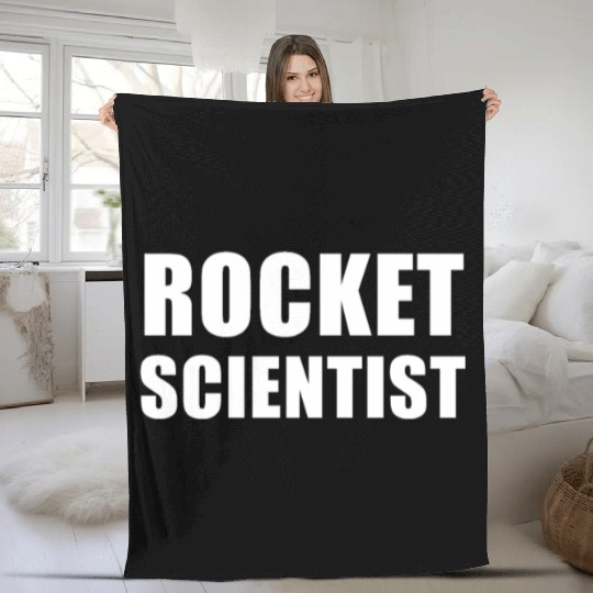 Rocket Scientist Fleece Blankets
