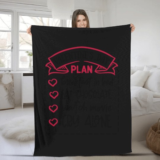 V D plan Fleece Blankets