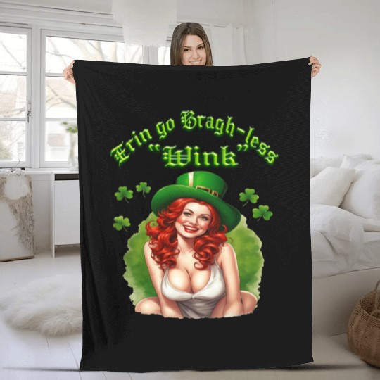 Erin Go Bragh-less Fleece Blankets