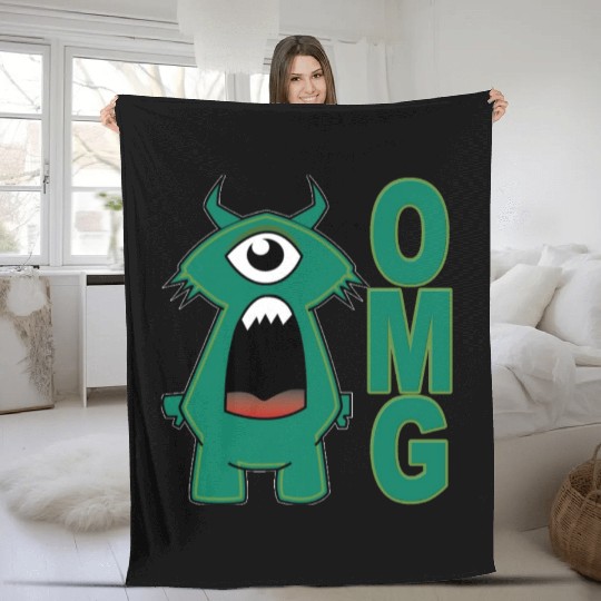 OMG Monster Fleece Blankets