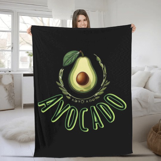 Avocado Fleece Blankets