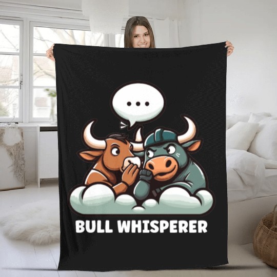 Rodeo Bull Riding Livestock Show Farmer Cattle Fleece Blankets