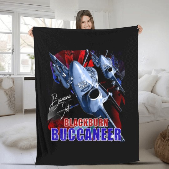 Blackburn Buccaneer Fighter Jet Fleece Blankets