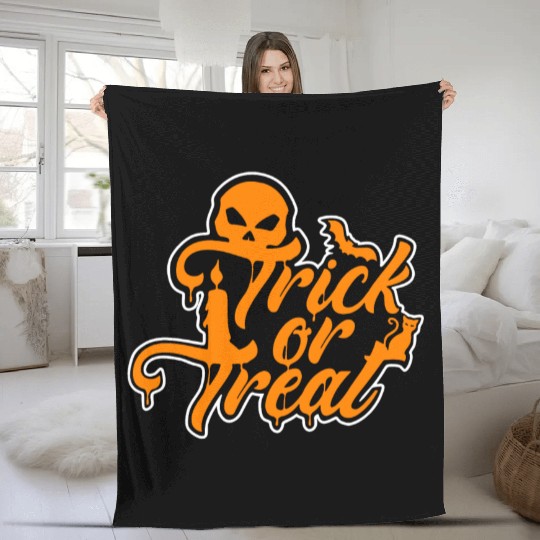 Trick Or Treat Fleece Blankets