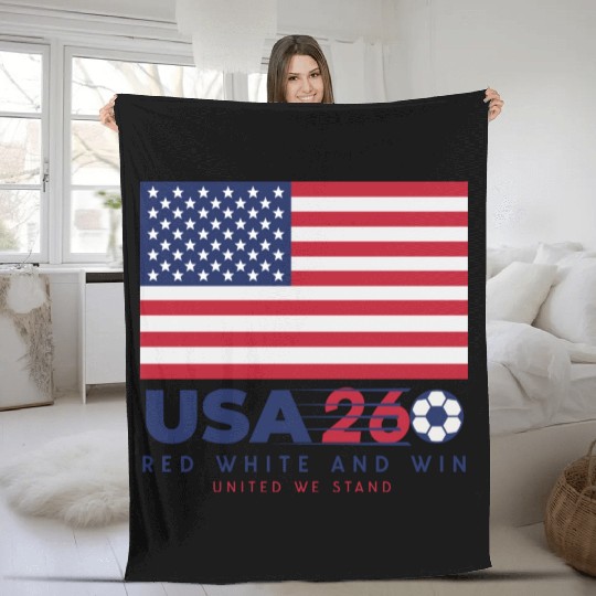 USA World Cup 2026 Fleece Blankets US Soccer
