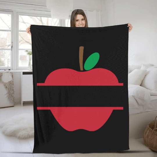 Teacher Monogram, teacher name Fleece Blankets