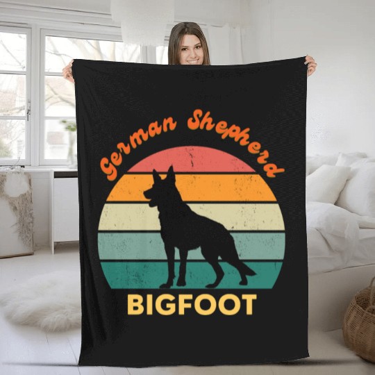 German Shepherd Dog Lover Fleece Blankets