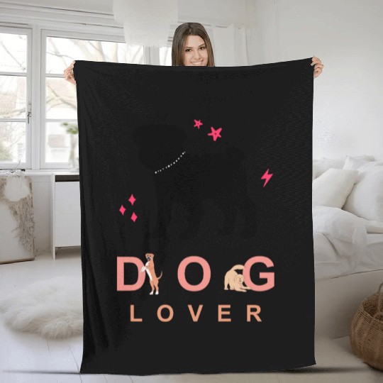 German Shepherd Dog Lover Fleece Blankets