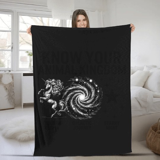 Magical Fleece Blankets, Know Your Animal Kingdom Unicorn
