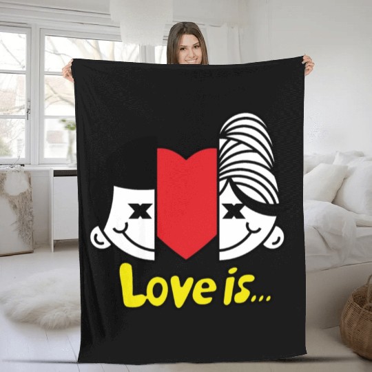 love is love Fleece Blankets