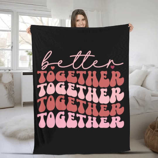 Harmonious Unity : Better together Fleece Blankets