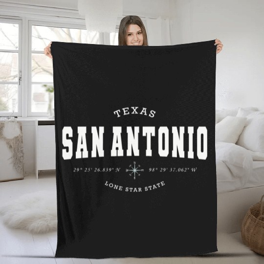 San Antonio (TX) USA Fleece Blankets