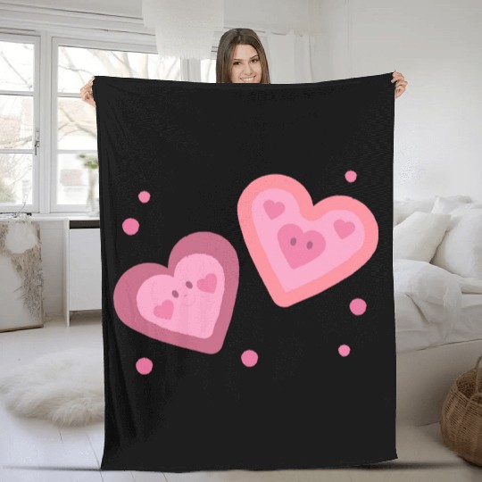 I Love You Fleece Blankets