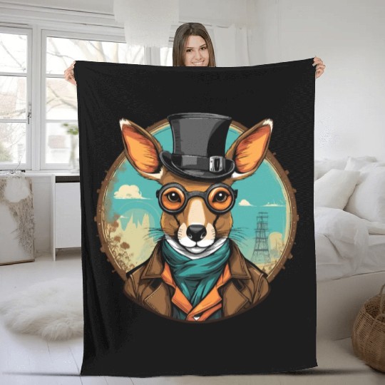 Kangaroo Fleece Blankets