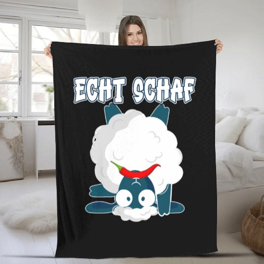 Sheep North German Lamb Shepherd Fleece Blankets