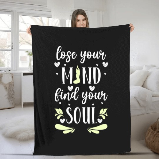 Yoga Healing Buddha Spirit Fleece Blankets