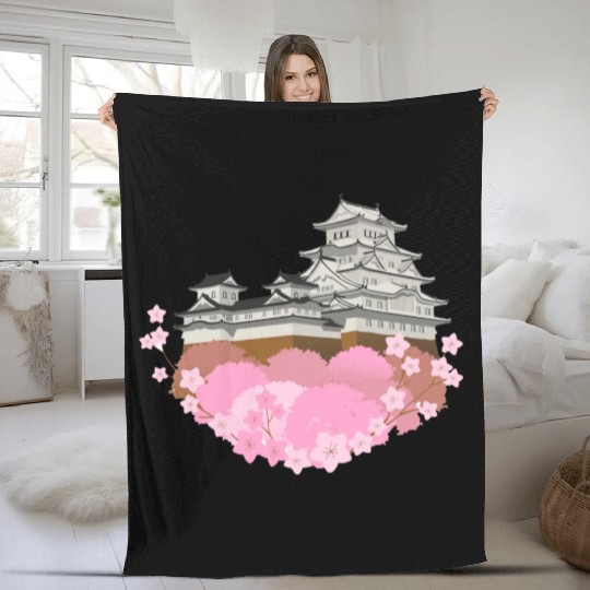 Cherry Blossom Fleece Blankets