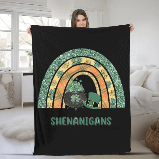 Let The Shenanigans Begin Fleece Blankets