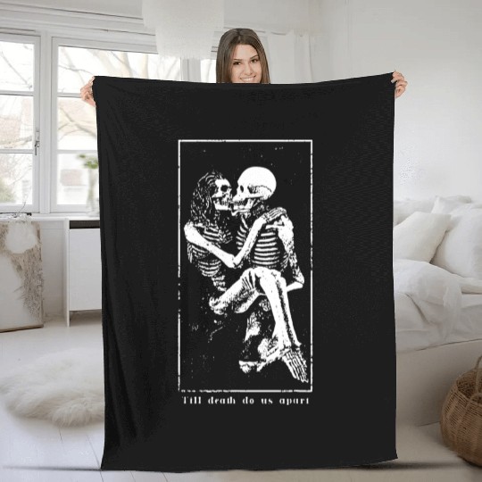 Till death do us apart Fleece Blankets