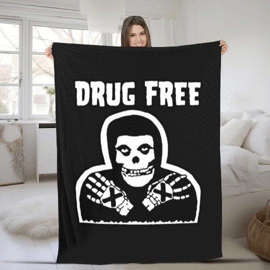 Drug Free Crew Fleece Blankets