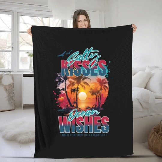 Ocean Wishes Fleece Blankets