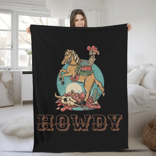 Howdy Fleece Blankets