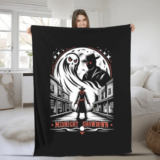 Cowboy Barn Bull Rider Rodeo Country Western Gift Fleece Blankets