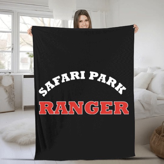 Safari Park Ranger Africa Wilderness Uniform Gift Fleece Blankets