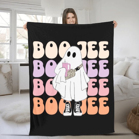 Boojee Halloween Ghost Fleece Blankets