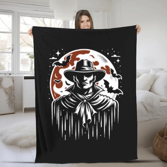 Cowboy Barn Bull Rider Rodeo Country Western Gift Fleece Blankets