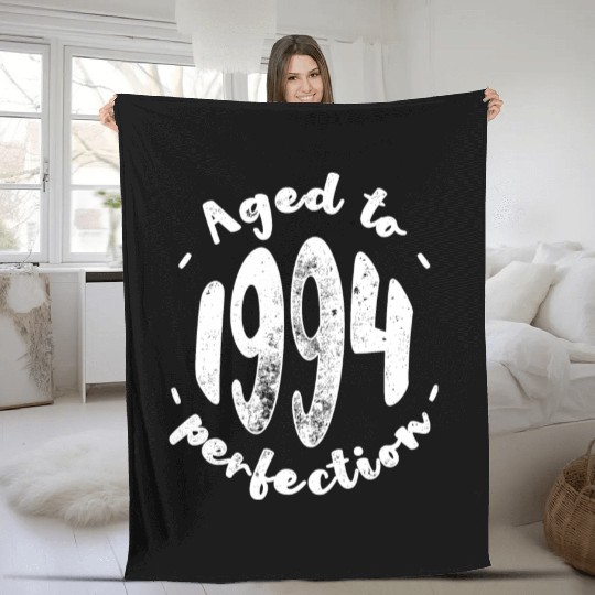 Aged to perfection 1994 Fleece Blankets