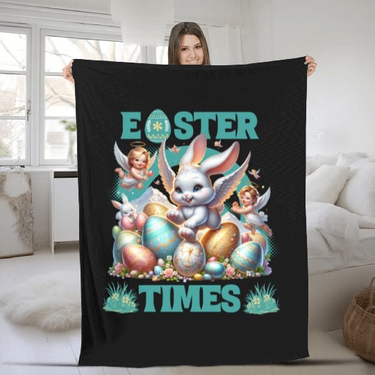 Easter Times Fleece Blankets