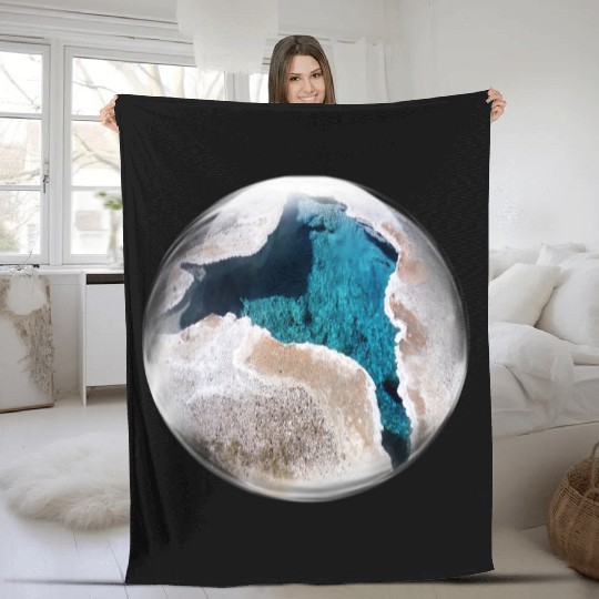 Life in a Bubble Collection-YStone Geyser 103 Fleece Blankets
