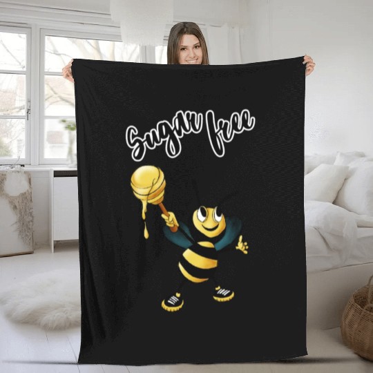 "Bee Inspired: Nature's Architects" Fleece Blankets